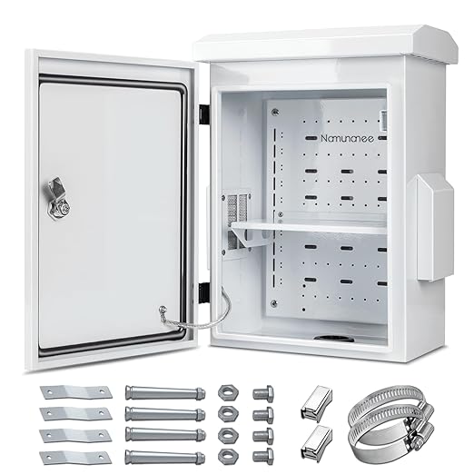 Outdoor Electrical Box, Cold-Rolled Steel Plate, Aluminum Alloy Back Beam by Namunanee