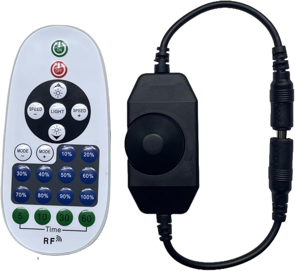 RF Single-Color LED Dimmer Light Controller, Replacement Remote by Unknown