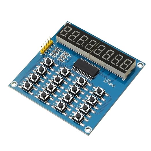 2PCS TM1638 LED Display 8Bit Digital Tube Module 16 Keys 3-Wire Control Keyboard - Image 8