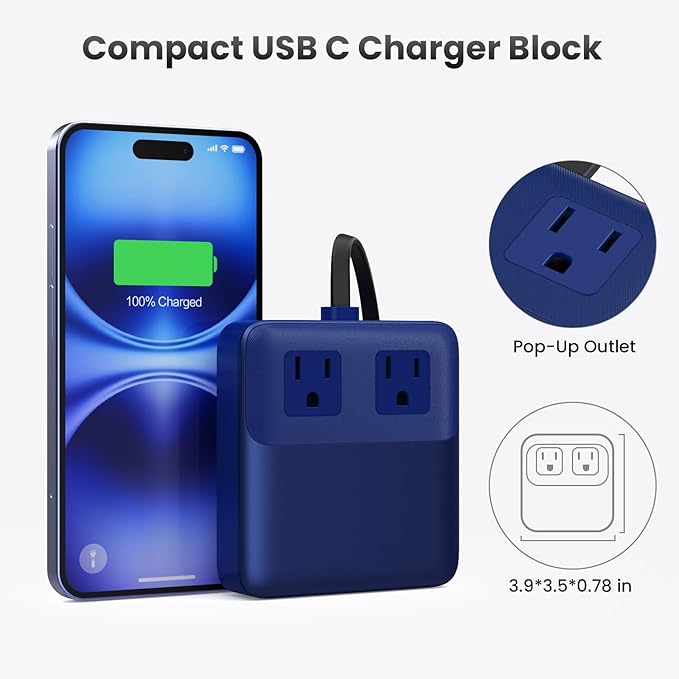 USB C Charger Block, 135W GaN Fast Charging Station Hub, 6-in-1 USB C Power - Image 7