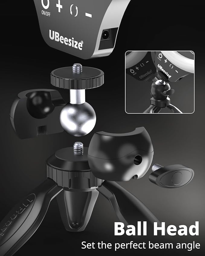 UBeesize 12" Desk Ring Light - Image 2
