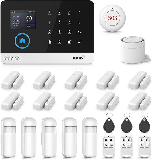 LWOHSI WiFi Alarm System, Wireless Home Security Systems by LWOHSI