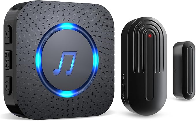 Door Sensor Chime When Door Opens, Door Entry Chime by SANJIEGuardSecurity