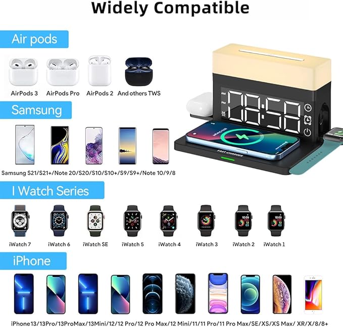 IHAO 6in1 Smart Alarm Clock - Image 5