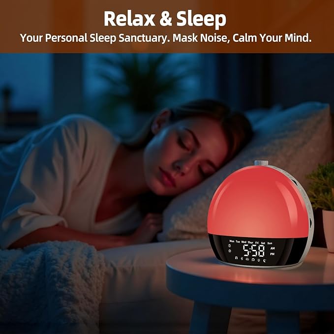 Risop Wake Up Light Sunrise Alarm Clock - Image 5