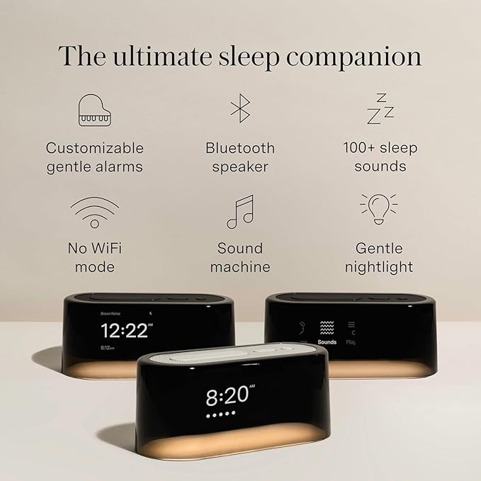 Loftie Alarm Clock with Sound Machine –Smart Alarm Clock w/Light, Night Light - Image 3