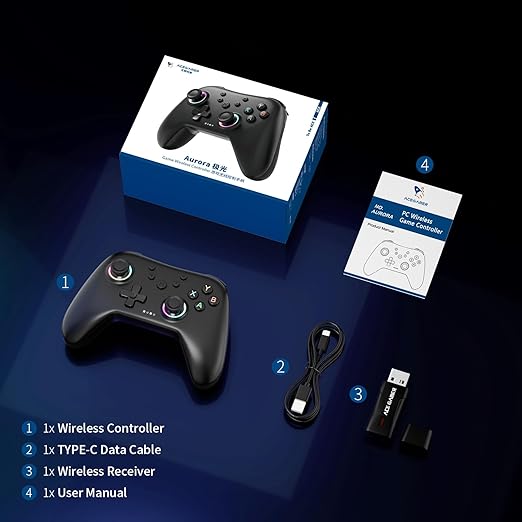 AceGamer Aurora II 2.4G Wireless Bluetooth Controller - Image 8