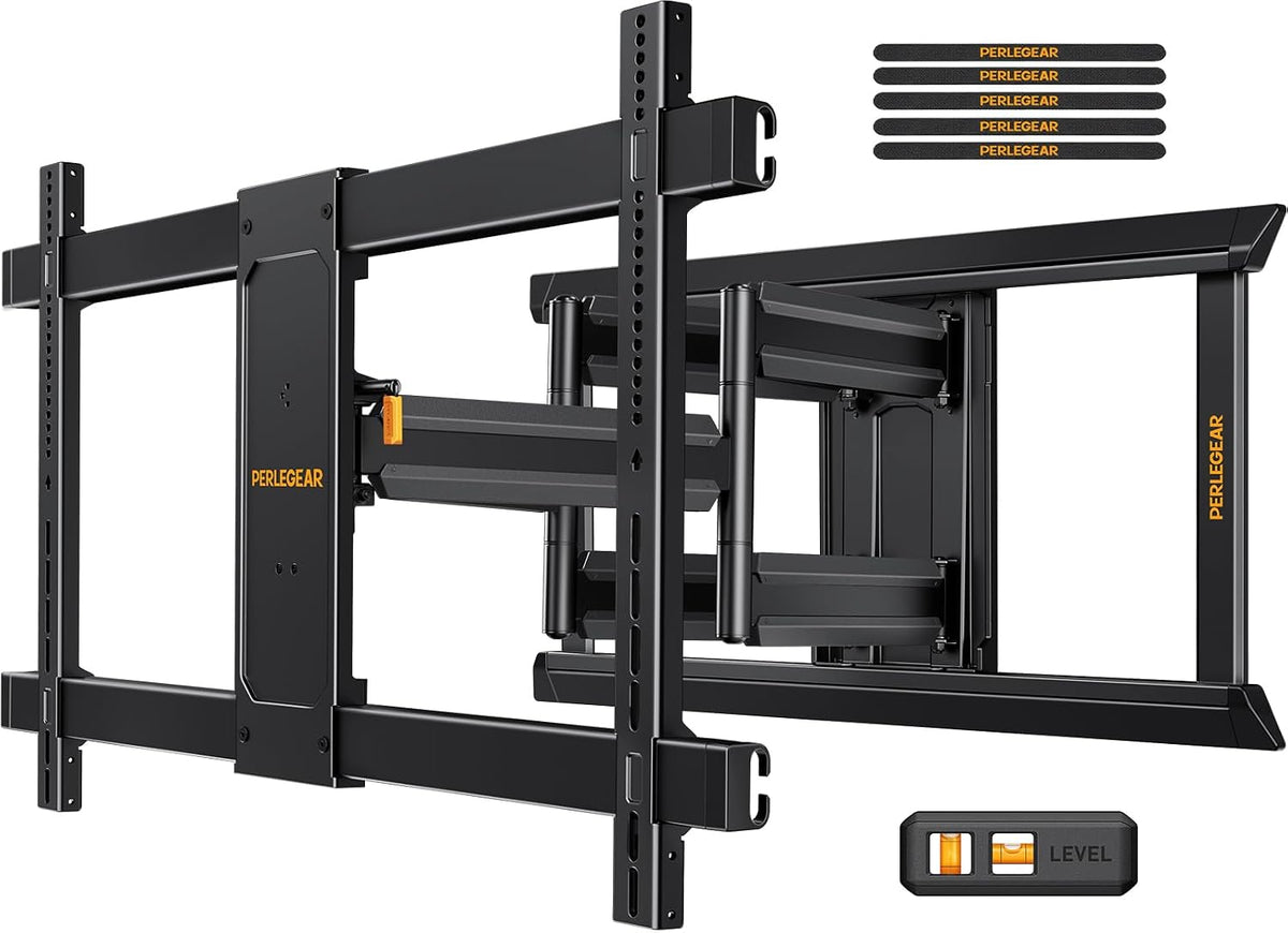 Perlegear Long Arm Full Motion TV Wall Mount