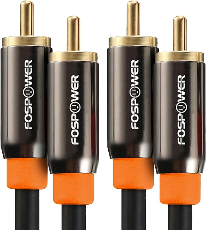 FosPower Digital Audio Coaxial Cable Premium S/PDIF RCA Male to RCA Male by FosPower