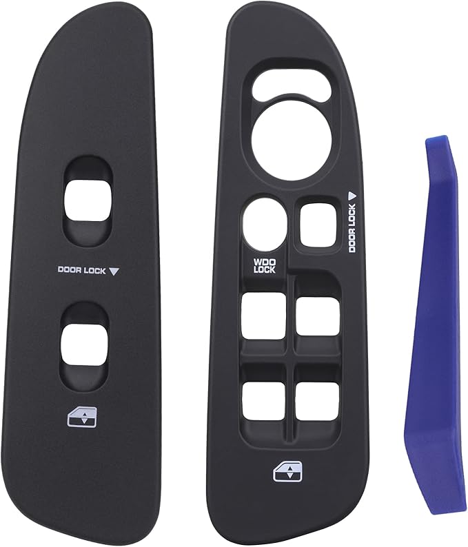 Obaee Driver & Passenger Door Window Control Switch Panel Bezel Compatible by Obaee