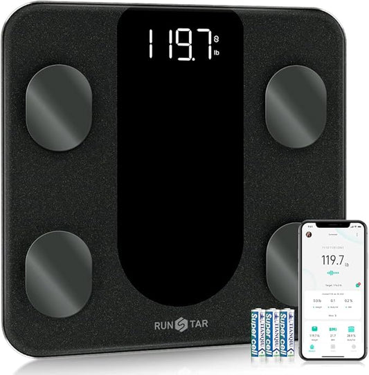 RunSTAR Smart Scale for Body Weight, Digital Bathroom Scale BMI Weighing Body by RunStar
