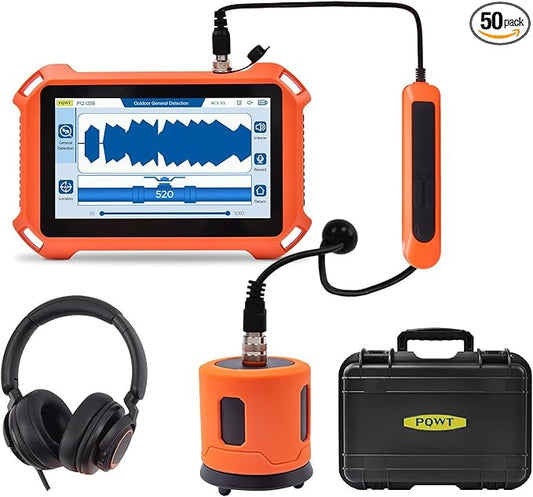 PQWT 125B Water Leak Detector, Outdoor Underground Pipe Leak Detection by PQWT