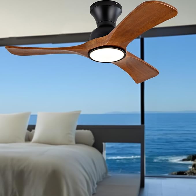 Gaizw Ceiling Fans with Lights, 36 Inch Ceiling Fan of Modern Low Profile by Unknown