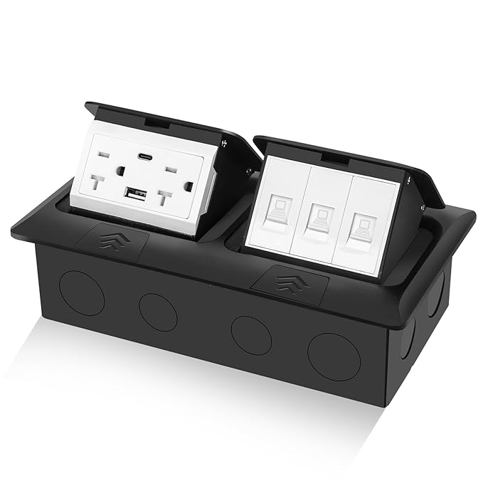 KYHSHJ USB Pop Up Floor Socket Kit by KYHSHJ