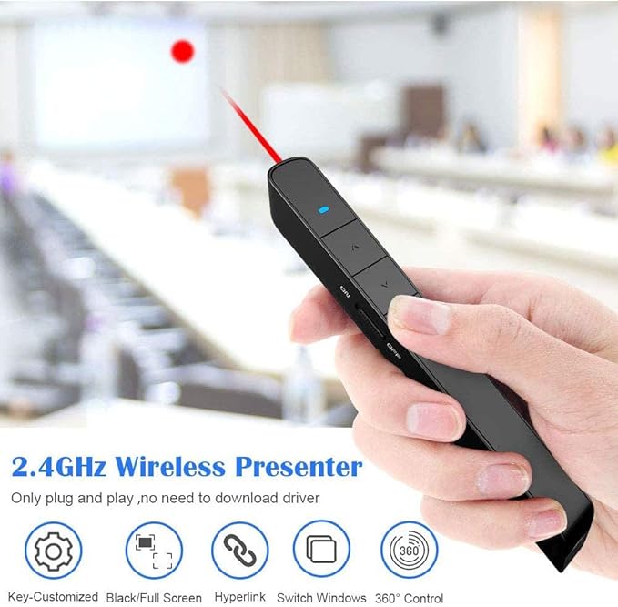 N75 Rechargeable Presentation Clicker, PowerPoint Clicker - Image 2