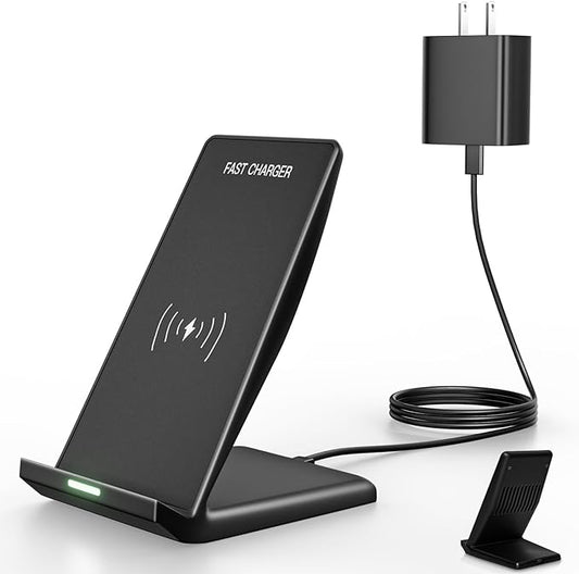 Wireless Charger Stand, 15W Fast Phone Wireless Charging Stand Station by Vagavo