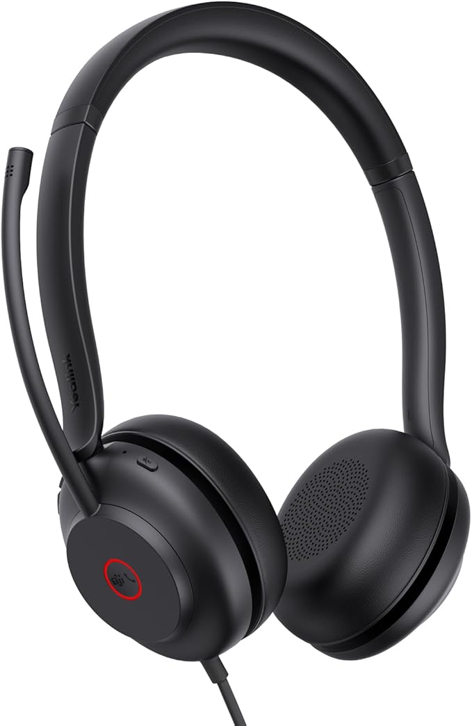 Yealink UH35 USB Headset for PC, Wired Headphones by RedefineYourWorkplace