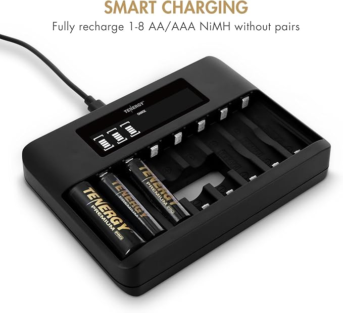 Tenergy TN480U 8-Bay LCD Display Fast Charger - Image 5