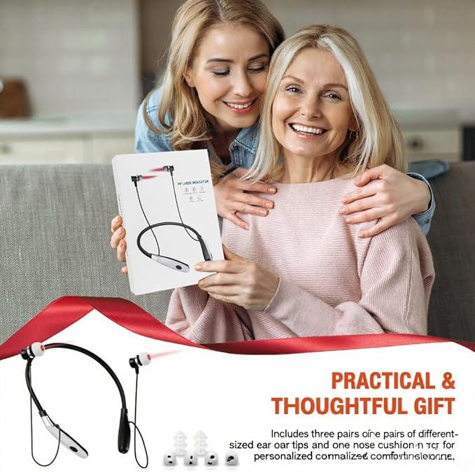 650nm Red Light Therapy Device for Nose & Ear, Portable Neck Hanging 2-in-1 Red - Image 7