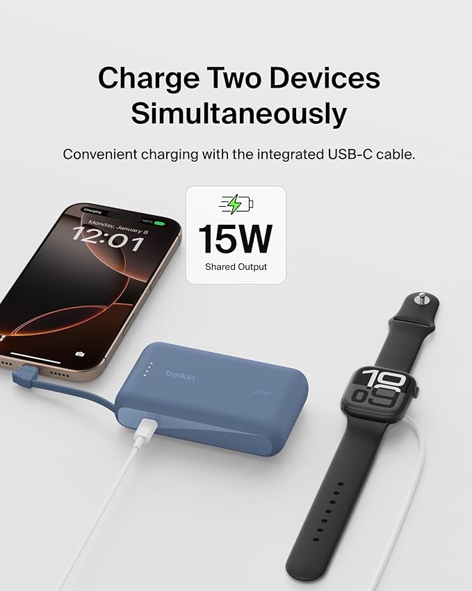 Belkin Portable Charger, Portable Power Bank - Image 6