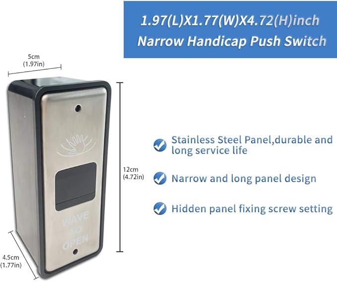Olideauto Olide-120B Automatic Door Opener Touchless Open, Pair - Image 7