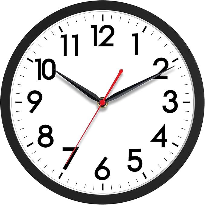 AKCISOT 14 Inch Wall Clock Silent Non-Ticking Modern Wall Clocks Battery - Image 7