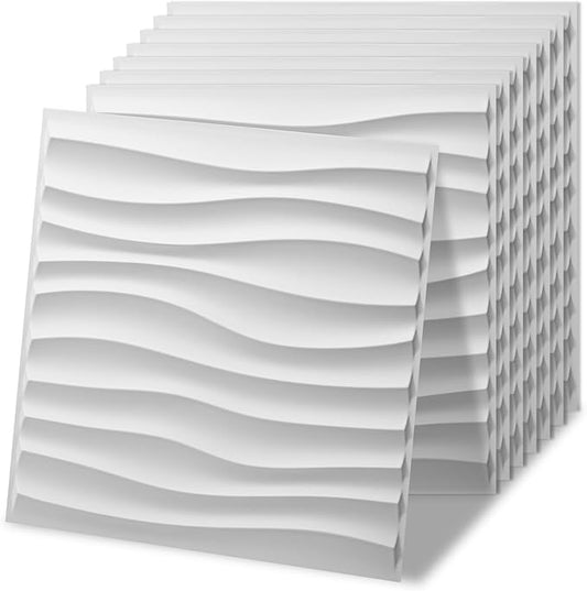 Art3d 20 Pack Decorative 3D Wall Panels, 19 Sq.Feet PVC Interior Wall Décor by Art3d