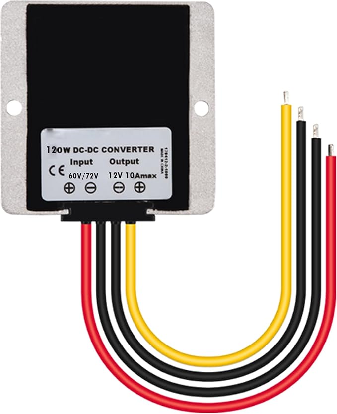 MGGi DC/DC Voltage Reducer 60V 72V Step Down to 12V 10A 120W, Waterproof - Image 5