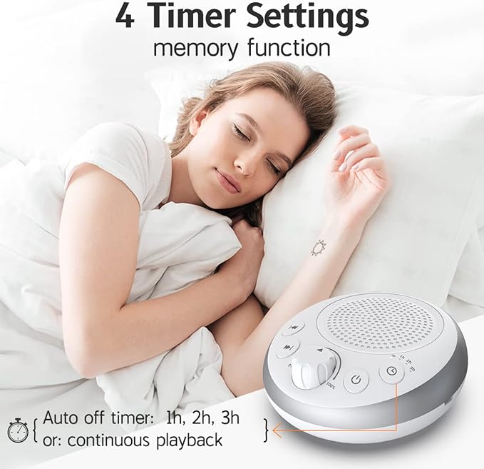 Loud Pink Noise Machine Sleep Machine Nostop 30 Soothing Sounds - Image 4