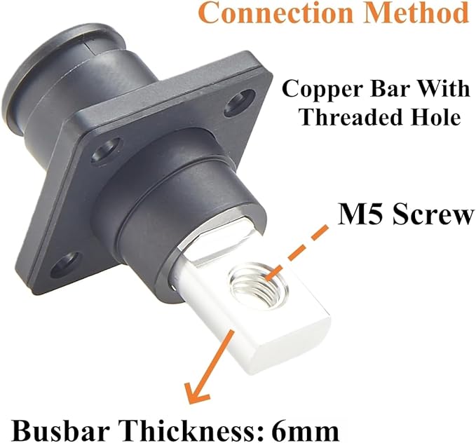 1 Set Battery Energy Storage Connector 150A 35mm² High Current HV Connectors - Image 5