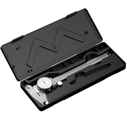 HDLNKAK Dial Caliper 0-6"/150mm Dual Reading Scale, Inch/Metric SAE Standard - Image 6