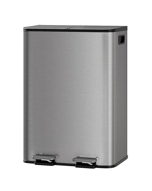 Garvee Trash Can, 2 x 8 gal Garbage Can by Garvee