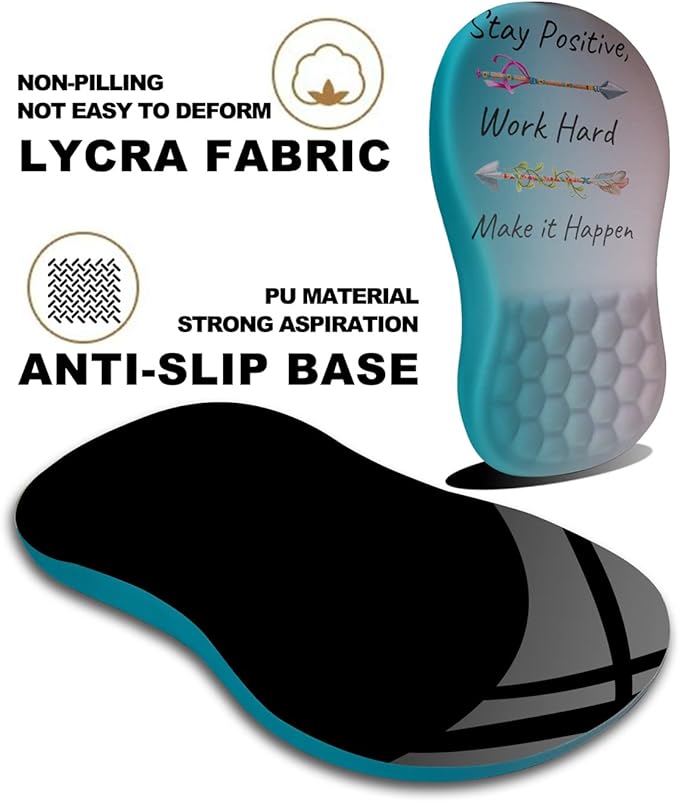 KUOSGM Mouse Pad Wrist Support, Ergonomic Mouse Pad - Image 6