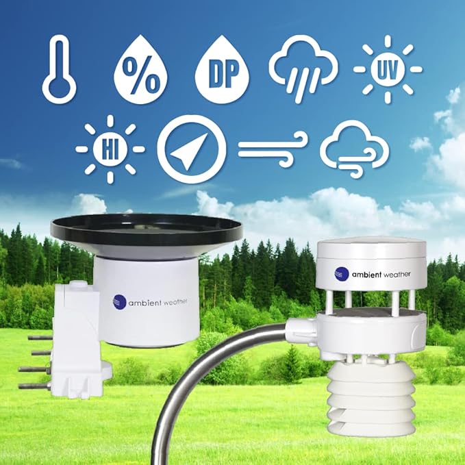 Ambient Weather WS-5000-IP3 Ultrasonic Professional Smart Weather Station - Image 3