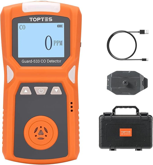 TopTes Guard-533 Portable Carbon Monoxide Detector, CO Detector by TopTesToolsforHomeSafety