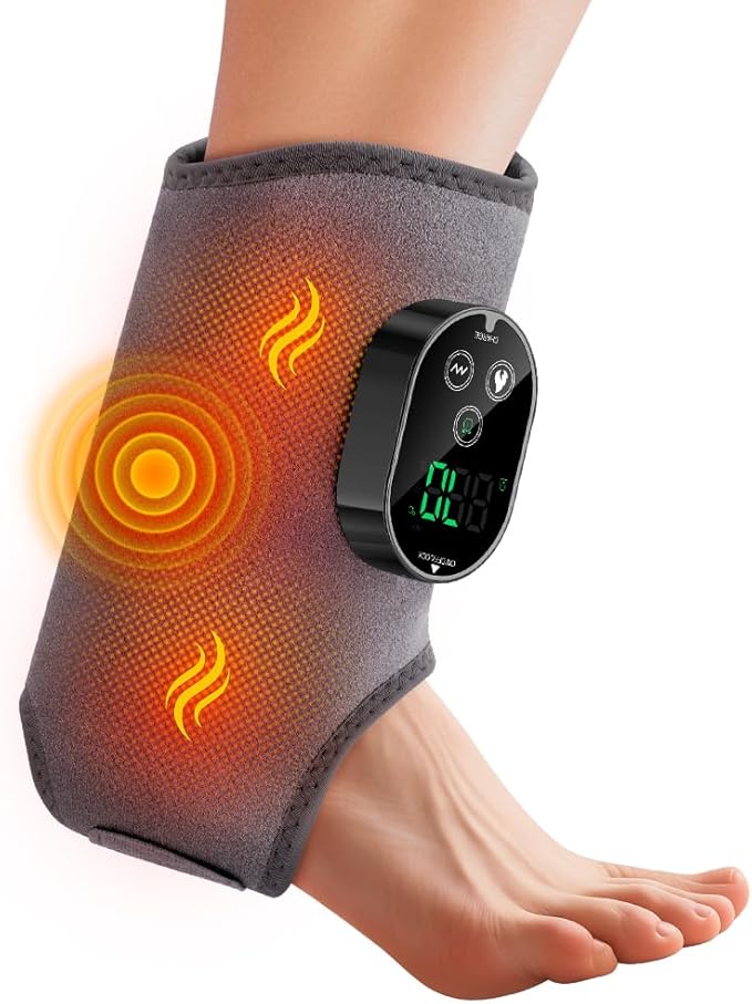 Foot and Ankle Massager for Pain Relief, Ankle Heating Pad Foot Renew Triple by Unknown