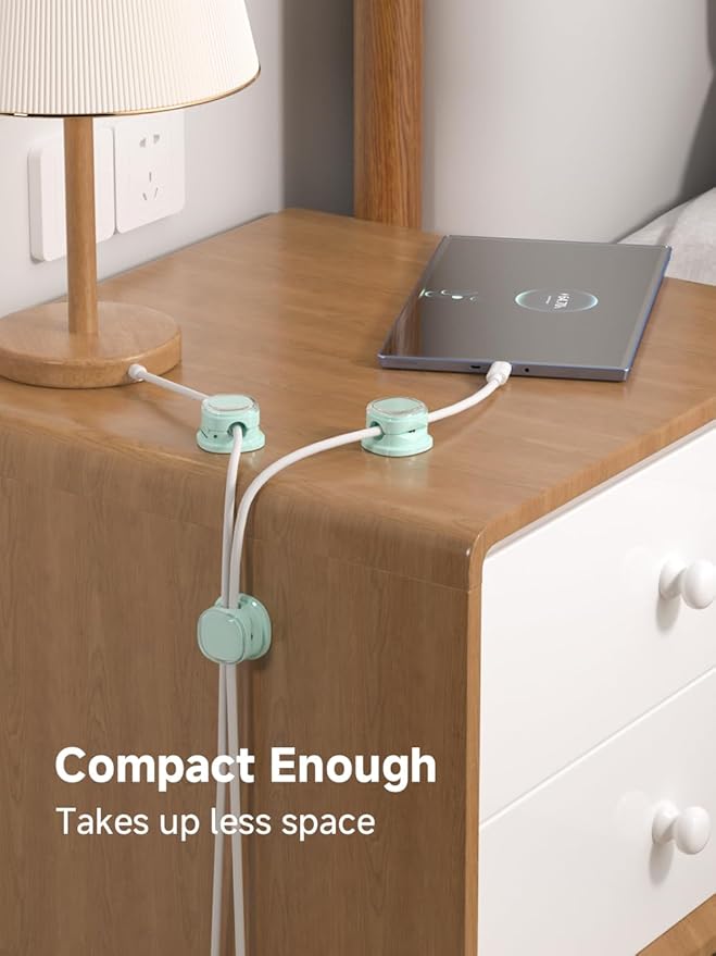 Magnetic Cable Clips, Adjustable Cord Holder Management, Adhesive Wire Keeper - Image 7