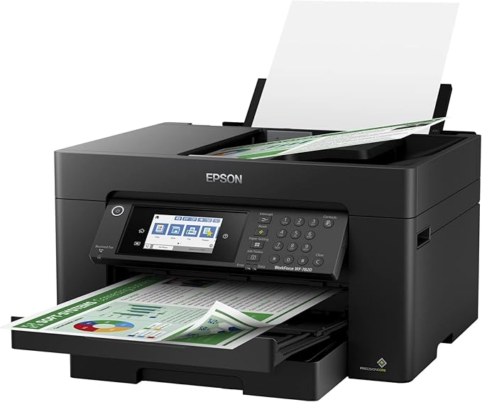 Epson Workforce Pro WF-7820 Wireless All-in-One Wide-Format Printer - Image 8
