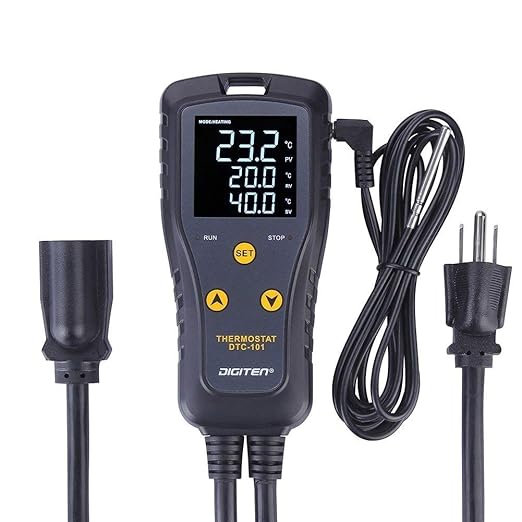 DIGITEN Temperature Controller Heat Mat Thermostat Outlet DTC101 Temperature - Image 2