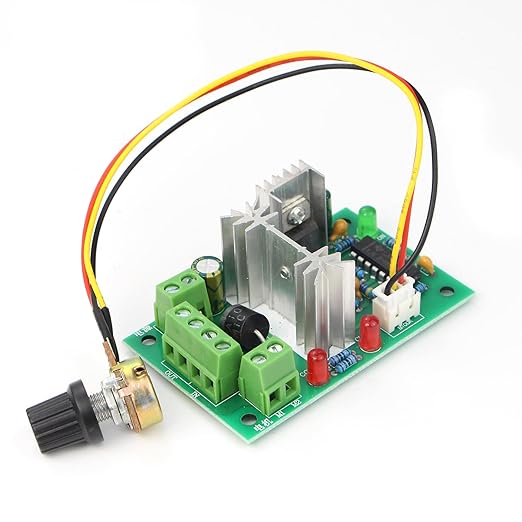 RioRand Upgraded Adjustable DC Motor Speed PWM Controller 10V 12V 24V 30V - Image 6