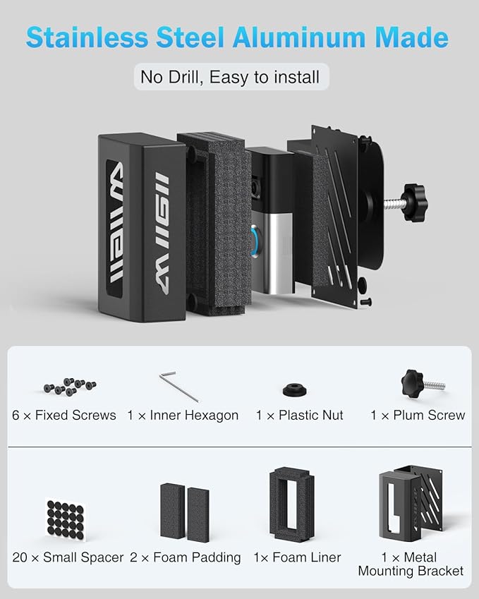 MIIGII Anti-Theft Doorbell Mount - Image 8