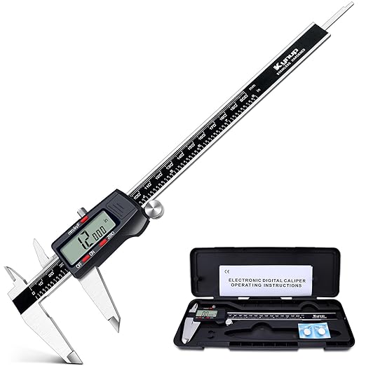 Kynup Digital Caliper, 8 Inch Micrometer Caliper Tool, Vernier Caliper by SunhpMallLLC