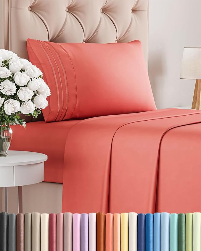 Twin XL Size 3 Piece Sheet Set by CGKUnlimited
