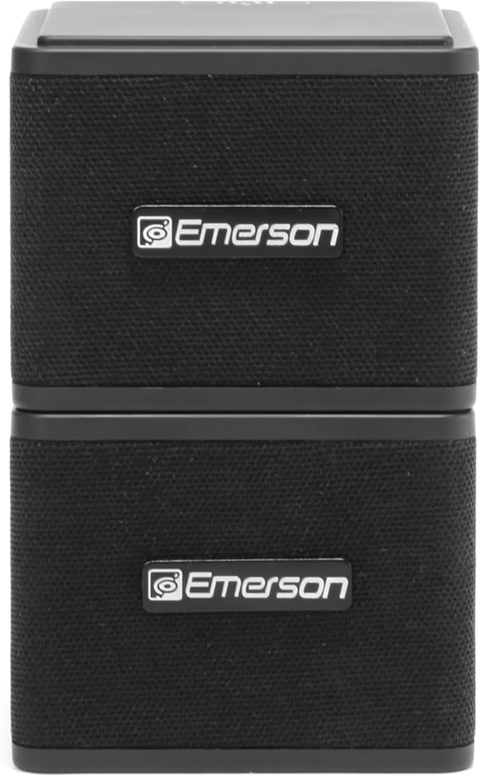 Emerson EAS-3006-BK Sound Blox – Wireless Magnetic Stackable Bluetooth Speakers - Image 2