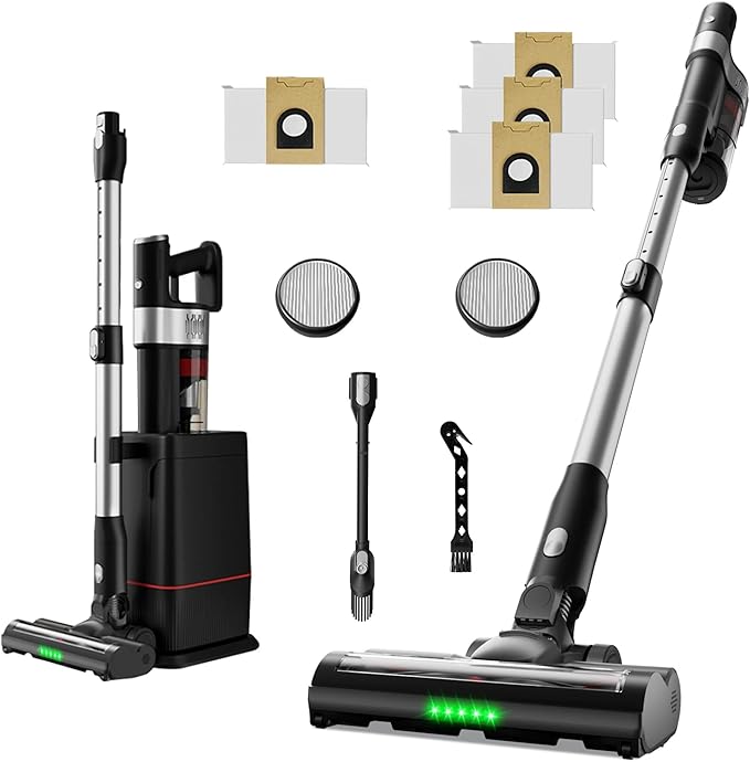 soges Auto-Empty & Self-Charging Cordless Stick Vacuum Cleaner by soges