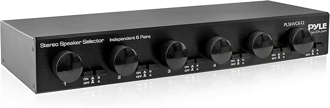 Pyle 6 Channel High Power Stereo Speaker Selector by PyleUSA