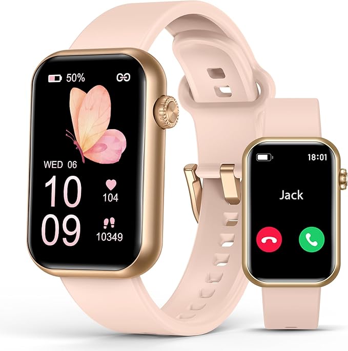 Smart Watch Fitness Tracker, 24/7 Heart Rate Spo2 Blood Pressure Monitor Sleep by EGQINR