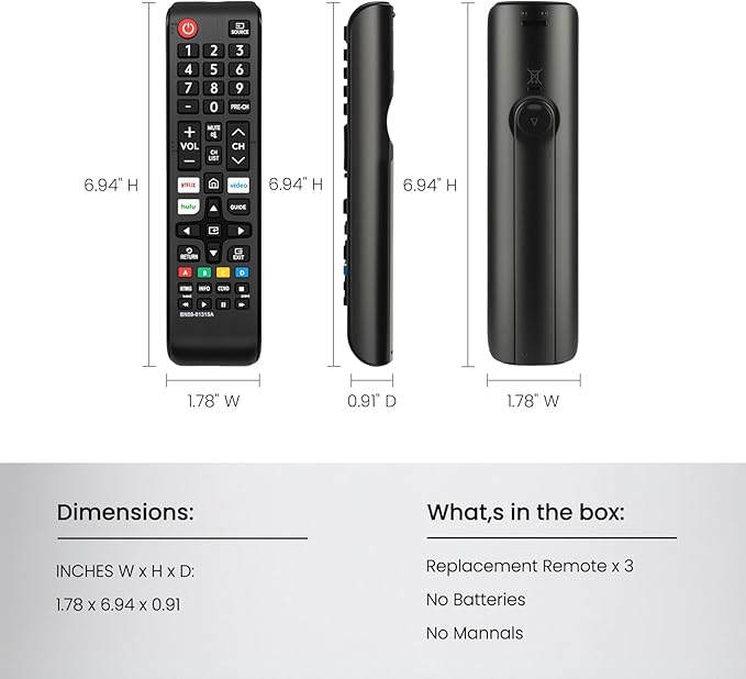 Replacement for Samsung TV Remote Control, Universal Compatible - Image 8