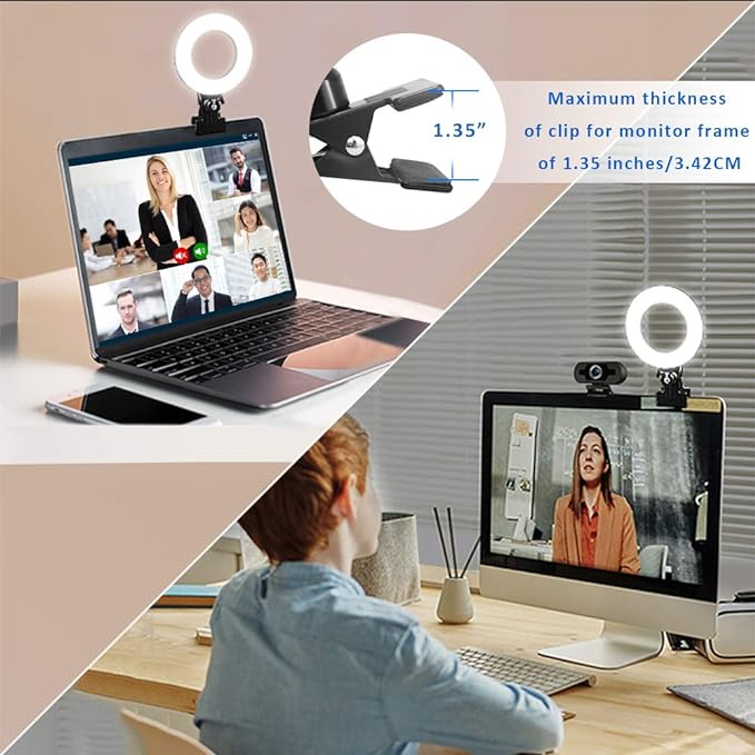 Cyezcor Video Conference Lighting Kit, Ring Light - Image 4