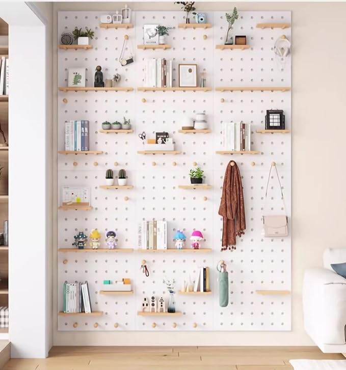 Natural Wood Wall Organizer Kit - Image 6